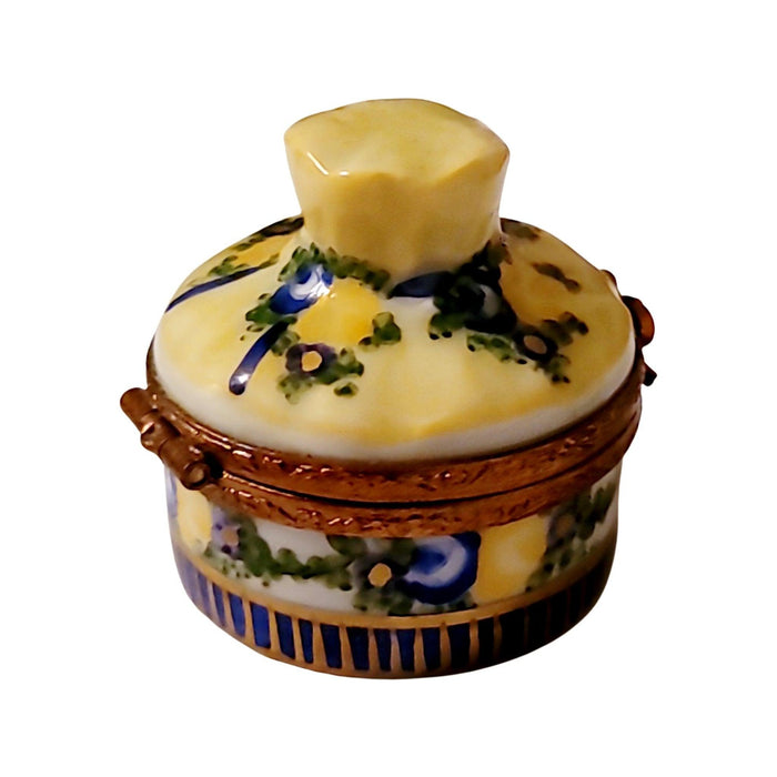 Yellow Bouquet Limoges Box for Elegant Decor Porcelain Limoges flowers French Trinket Box