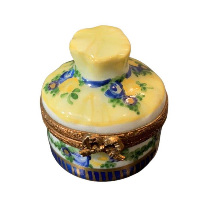 Yellow Bouquet Limoges Box for Elegant Decor Porcelain Limoges flowers French Trinket Box