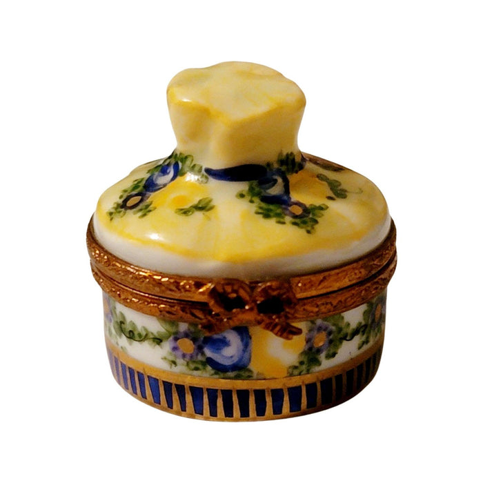 Yellow Bouquet Limoges Box for Elegant Decor Porcelain Limoges flowers French Trinket Box