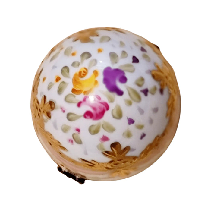 Yellow Rose Treasure for Collectors Porcelain Limoges Egg Limoges Boxes traditional French Trinket Box