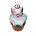 Angelic Pig In Washing Limoges Box Figurine - Limoges Box Boutique
