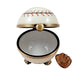 Baseball on Stand with a Removable Baseball Glove.. Limoges Box - Limoges Box Boutique