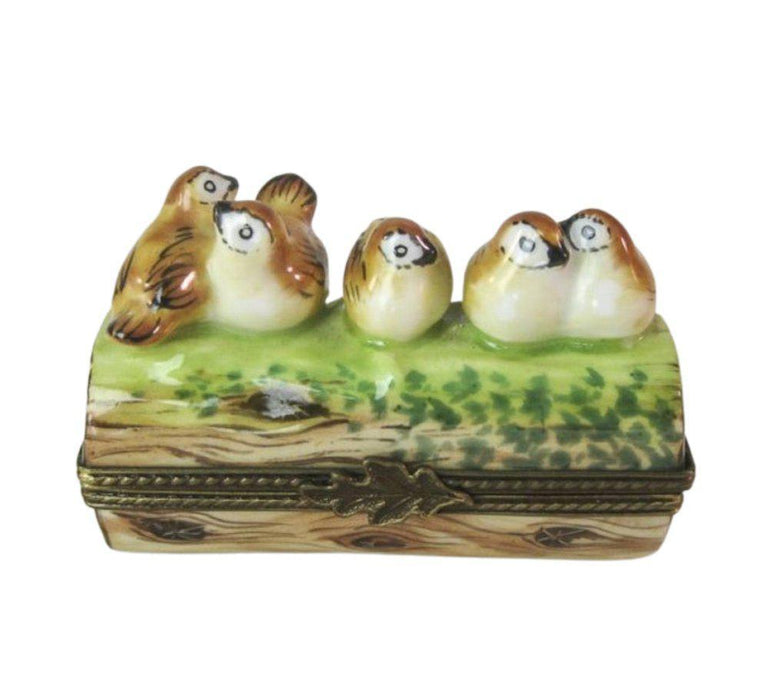 Birds on a Brance Porcelain Limoges Trinket Box - Limoges Box Boutique