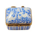 Blue Toile Box Porcelain Limoges Trinket Box - Limoges Box Boutique