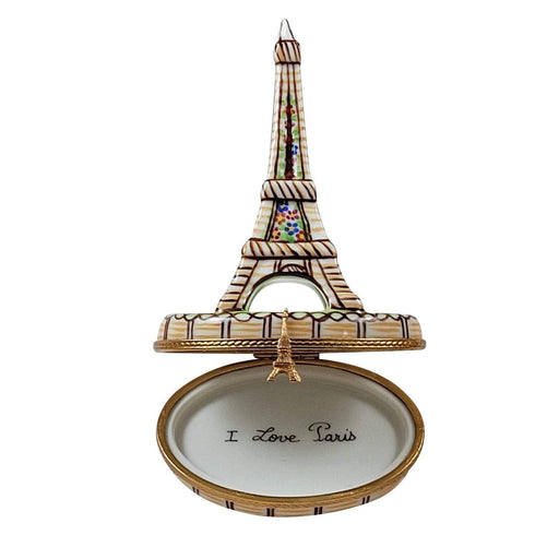 Eiffel Tower Paris France Ceramic Hinged Jewelry Ring Trinket Box Hand  Painted | eBay