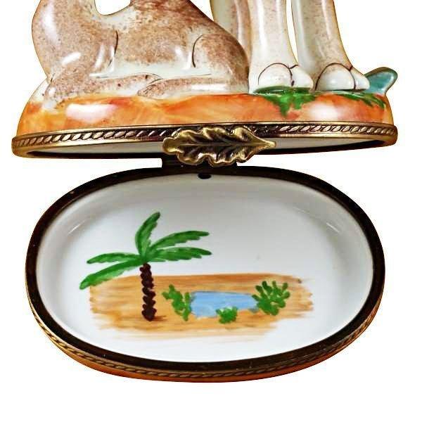 Camel with Baby Limoges Box - Limoges Box Boutique