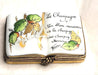 Champagne Book Wine Limoges Box Figurine - Limoges Box Boutique