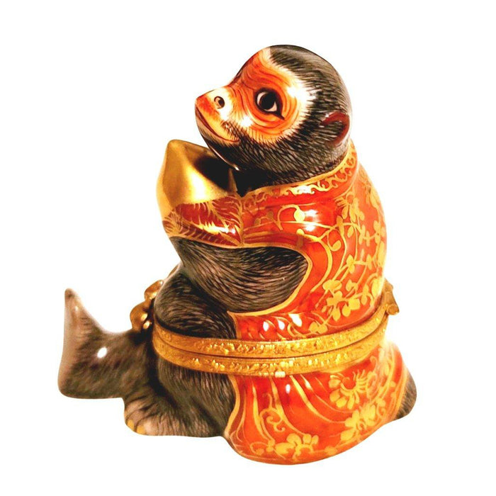 Chinese Imperial Monkey Limoges Box China 2028 Limoges Box Figurine - Limoges Box Boutique