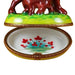 Chocolate Labrador with Puppy Limoges Box - Limoges Box Boutique