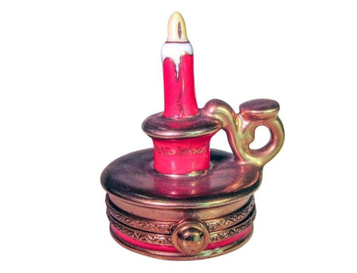 Christmas Candle Limoges Box Figurine - Limoges Box Boutique
