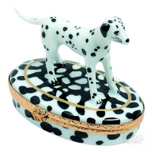 Dalmatian Dog Limoges Box Figurine - Limoges Box Boutique