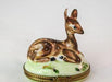 Deer Porcelain Limoges Trinket Box - Limoges Box Boutique