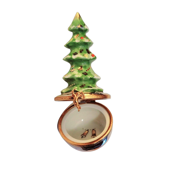 Porcelain Figurine Designer Christmas Tree Limoges Box - Artoria
