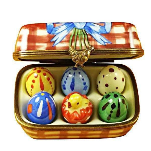 Easter Limoges Porcelain Eggs with Chick Trinket Box - Limoges Box Boutique
