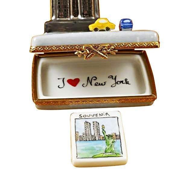 Empire State Building with Cars Limoges Box - Limoges Box Boutique
