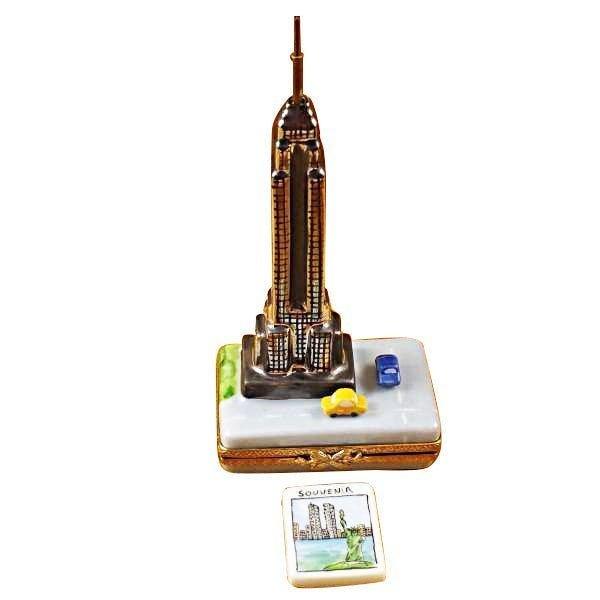 Empire State Building with Cars Limoges Box - Limoges Box Boutique