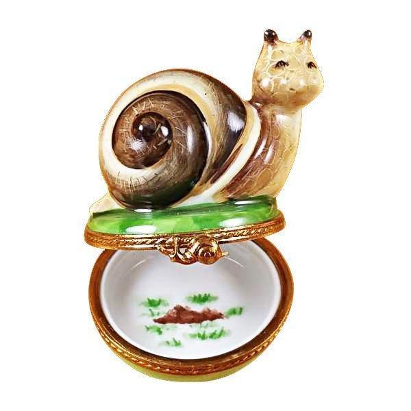 Escargot Snail Limoges Box - Limoges Box Boutique