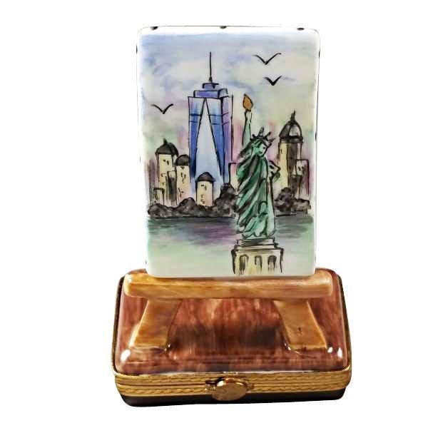 Freedom Tower Easel Limoges Box - Limoges Box Boutique