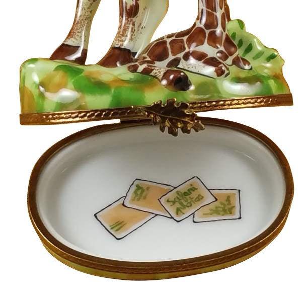Giraffe with Baby Limoges Box - Limoges Box Boutique