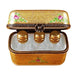 Gold Flowery with Three Bottles Limoges Box - Limoges Box Boutique