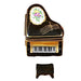 Grand Piano Floral with Porcelain Bench Limoges Box - Limoges Box Boutique