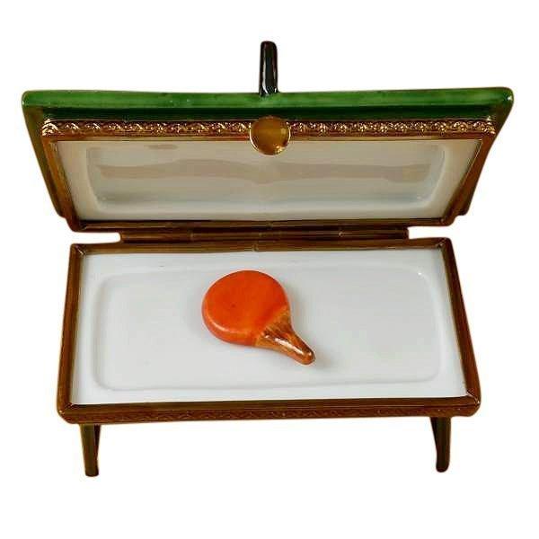 Green Ping Pong Table Limoges Box - Limoges Box Boutique
