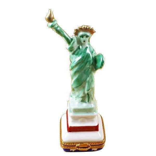 Green Statue of Liberty Limoges Box - Limoges Box Boutique