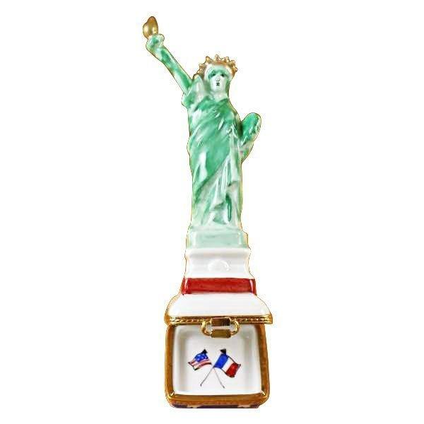 Green Statue of Liberty Limoges Box - Limoges Box Boutique