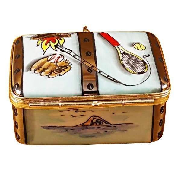 Happy Camper Camping Trunk Limoges Box - Limoges Box Boutique
