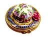Hat Sevre Roses Porcelain Limoges Trinket Box - Limoges Box Boutique