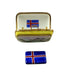 Iceland Suitcase with Removable Flag Limoges Box - Limoges Box Boutique