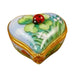 Ladybug On Heart Limoges Trinket Box - Limoges Box Boutique