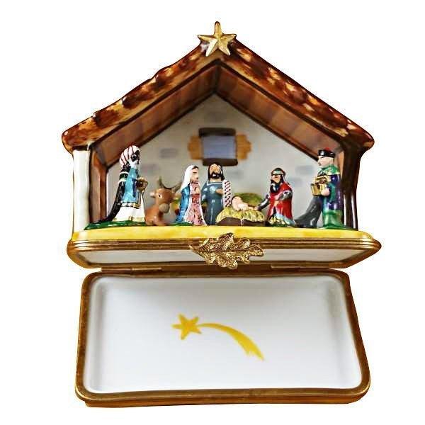 Large Nativity Limoges Box - Limoges Box Boutique