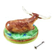Lazy Longhorn Bull with Star Branding Iron Limoges Box - Limoges Box Boutique