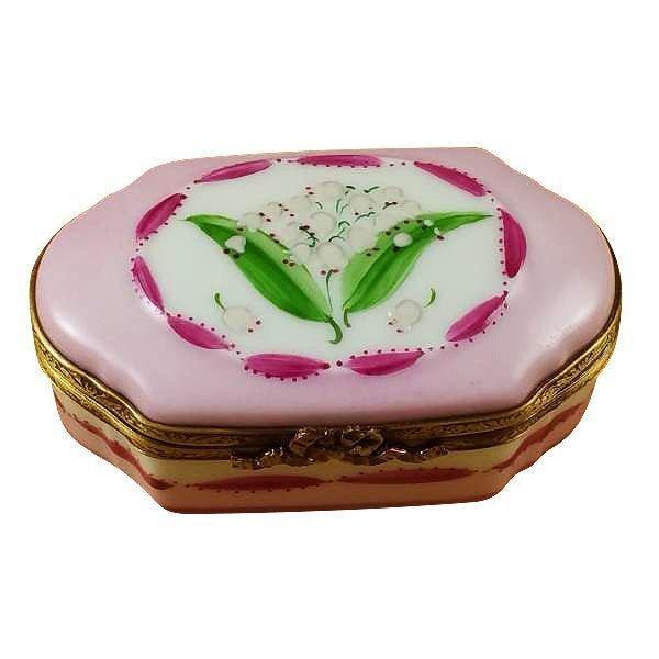 Lily Of The Valley Porcelain Limoges Trinket Box - Limoges Box Boutique