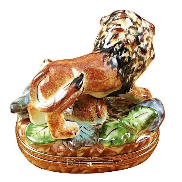 Lion with Baby Limoges Box - Limoges Box Boutique