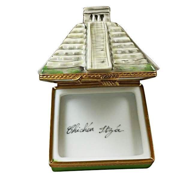 Mayan Pyramid with Removable Sundial Limoges Box - Limoges Box Boutique