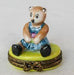 Mini Teddy Bear Porcelain Limoges Trinket Box - Limoges Box Boutique