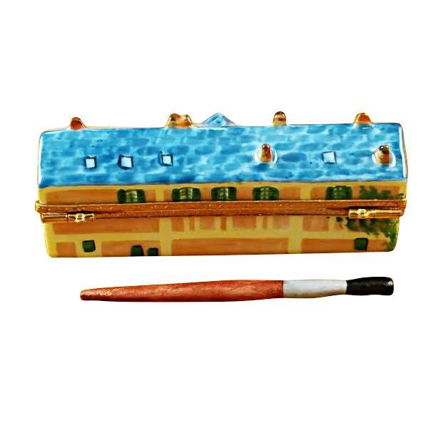 Monet's Residence at Giverny with Removable Paint Brush Limoges Box - Limoges Box Boutique