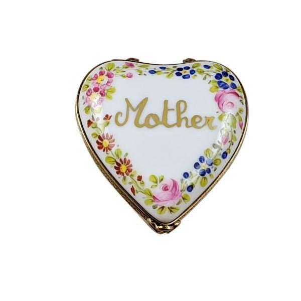 Mother Love Always Heart Limoges Trinket Box - Limoges Box Boutique