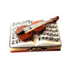 Music Book with Violin Limoges Box - Limoges Box Boutique