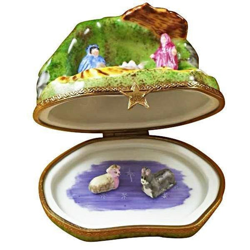 Nativity with 2 Removable Animals Limoges Box - Limoges Box Boutique