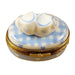 Oval - It's a Boy with Shoes Limoges Box - Limoges Box Boutique
