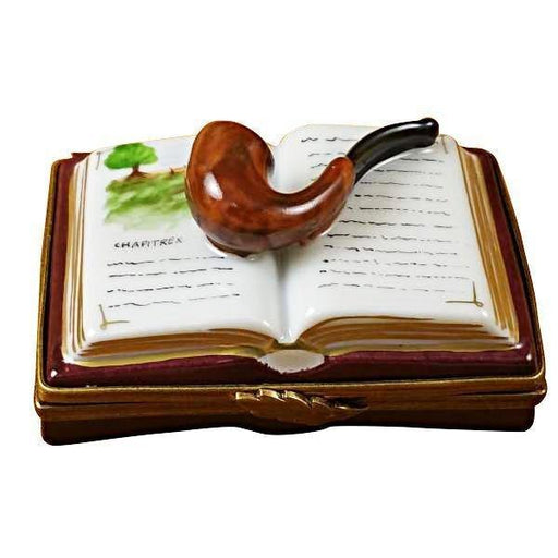 Pipe on Book Limoges Box - Limoges Box Boutique