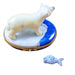 Polar Bear with Fish Limoges Box - Limoges Box Boutique