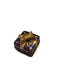 Purple Mini Moon Stars Present Gift Box Gold Bow Limoges Box Figurine - Limoges Box Boutique
