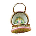 Round Purse with Coin Wallet Victoria Limoges Box - Limoges Box Boutique