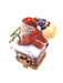 Santa on Chimney Figurine Limoges Box Figurine - Limoges Box Boutique