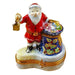 Santa with Lantern & Gifts Limoges Box - Limoges Box Boutique