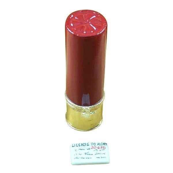 Shotgun Shell with Hunting License Limoges Box - Limoges Box Boutique
